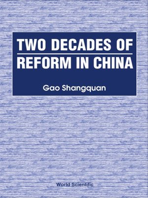 cover image of Two Decades of Reform In China